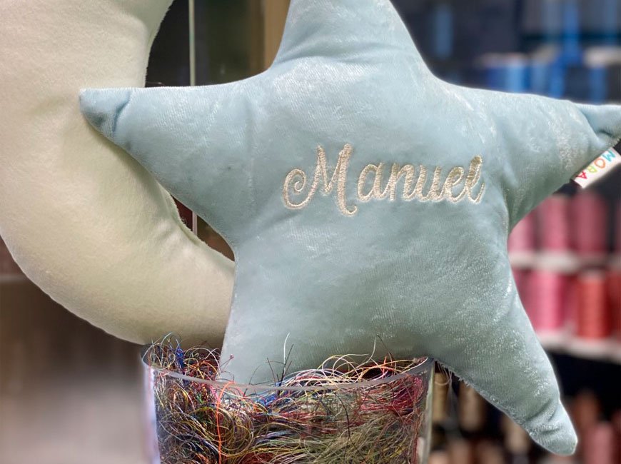 Cojines de Bebé, con nombre: Set de 2 piezas, extra suaves. - Image 2