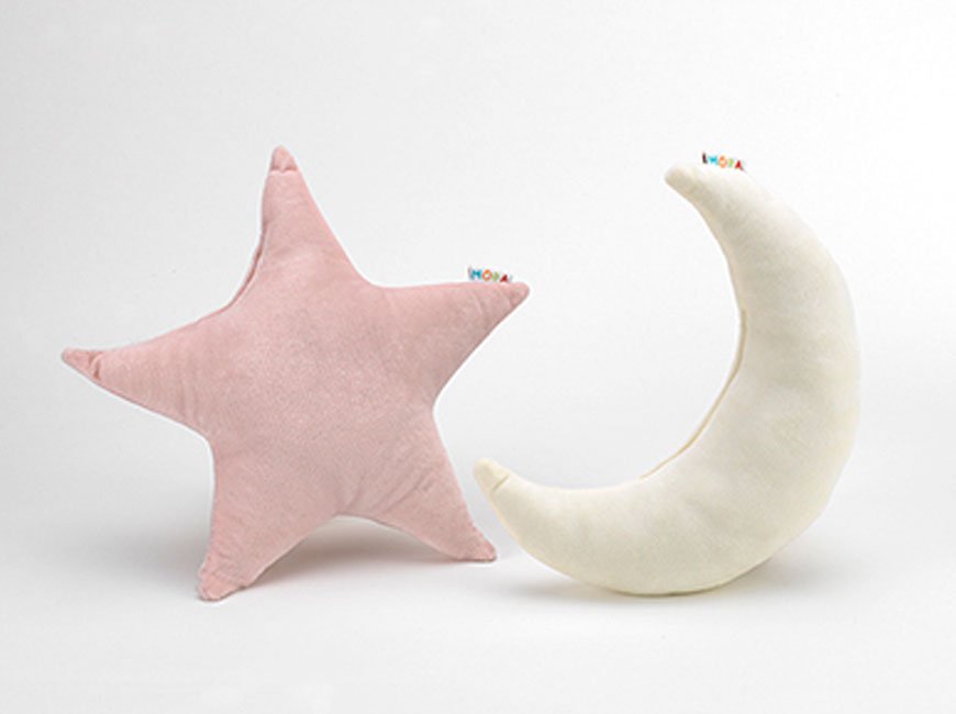 Cojines de Bebé, con nombre: Set de 2 piezas, extra suaves.