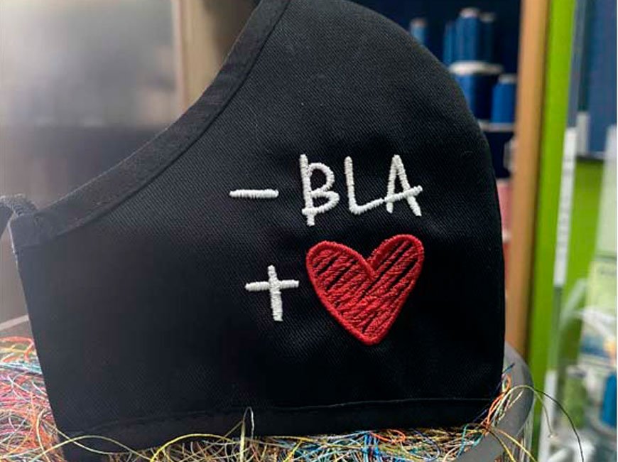 Mascarilla -BLA + AMOR